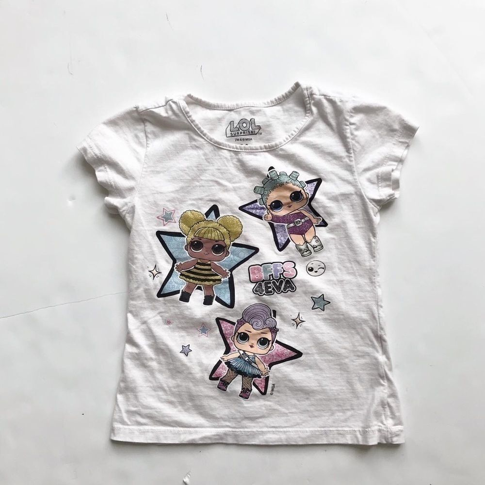 LOL BFF 4EVA t-shirt GUC 5-6Y